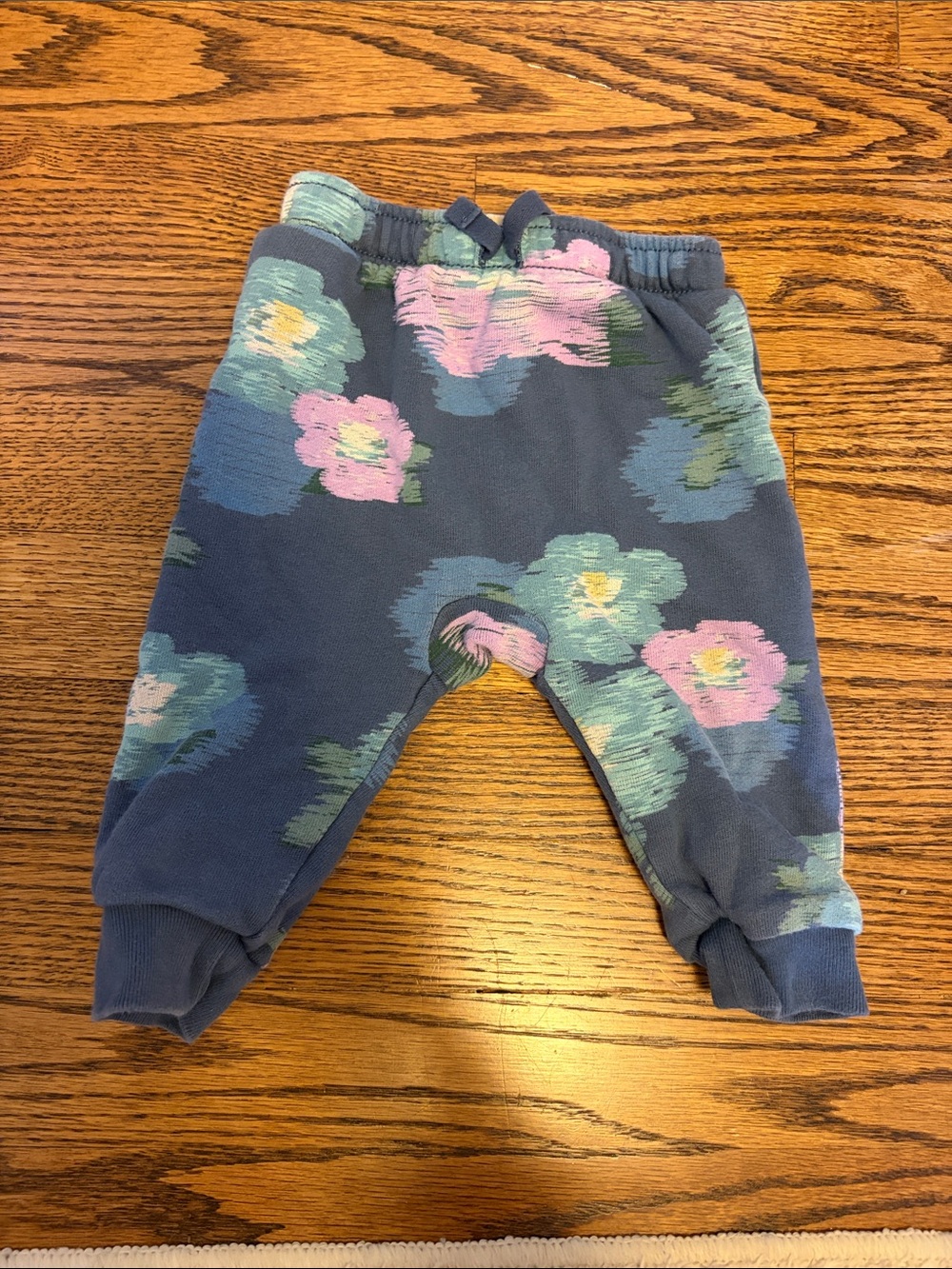 Tea Collection Floral Blue Pink Sweatpants